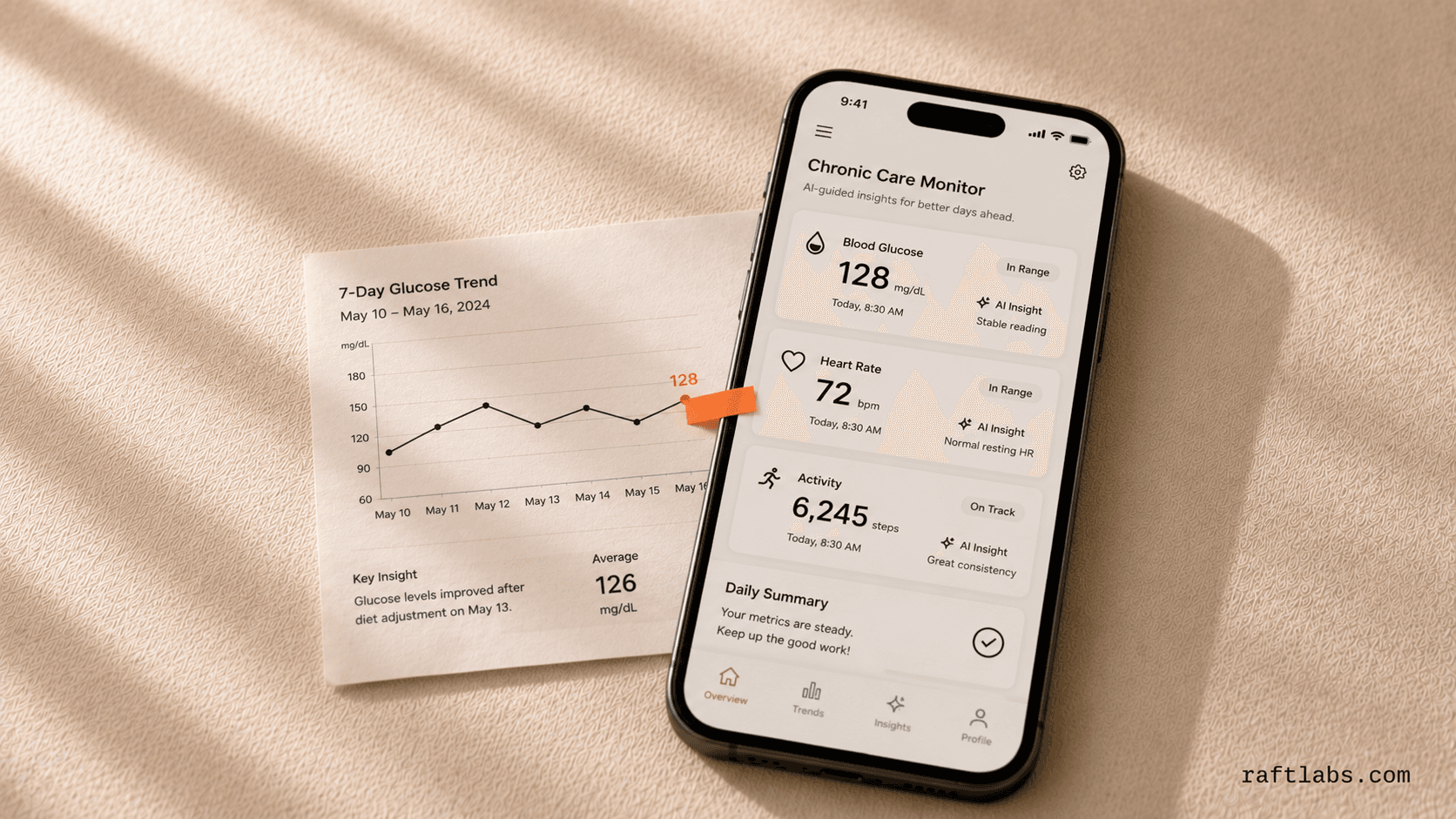AI-Enhanced Remote Patient Monitoring App for Chronic Care