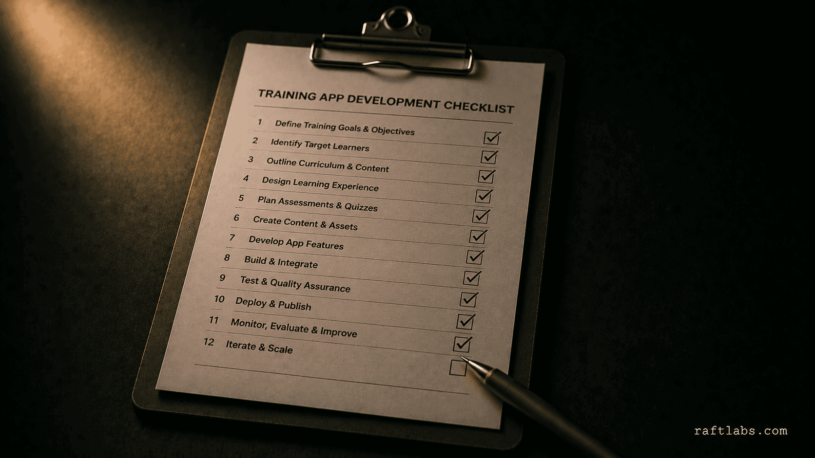 How to build an employee training app