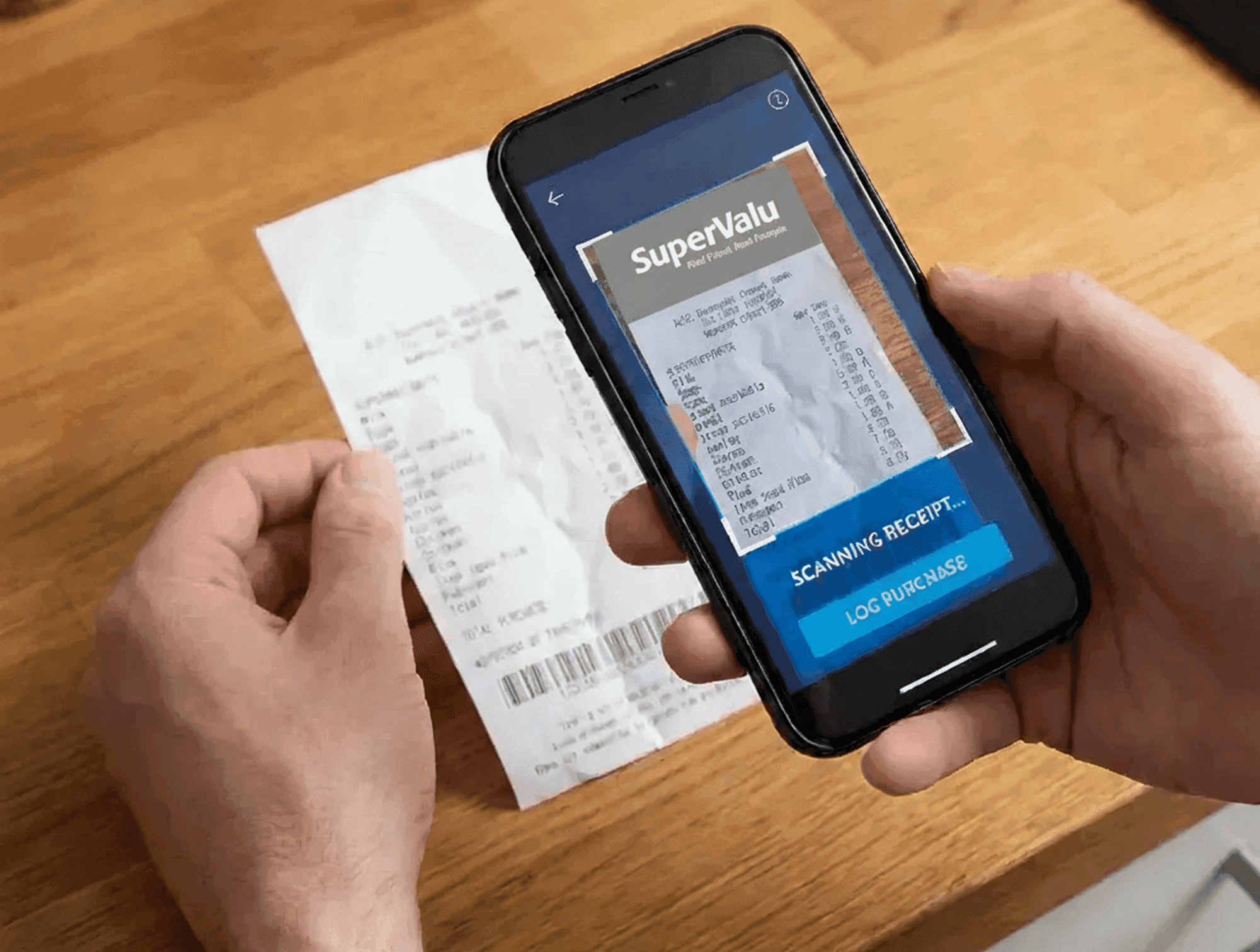 AI OCR loyalty platform for supermarket chain