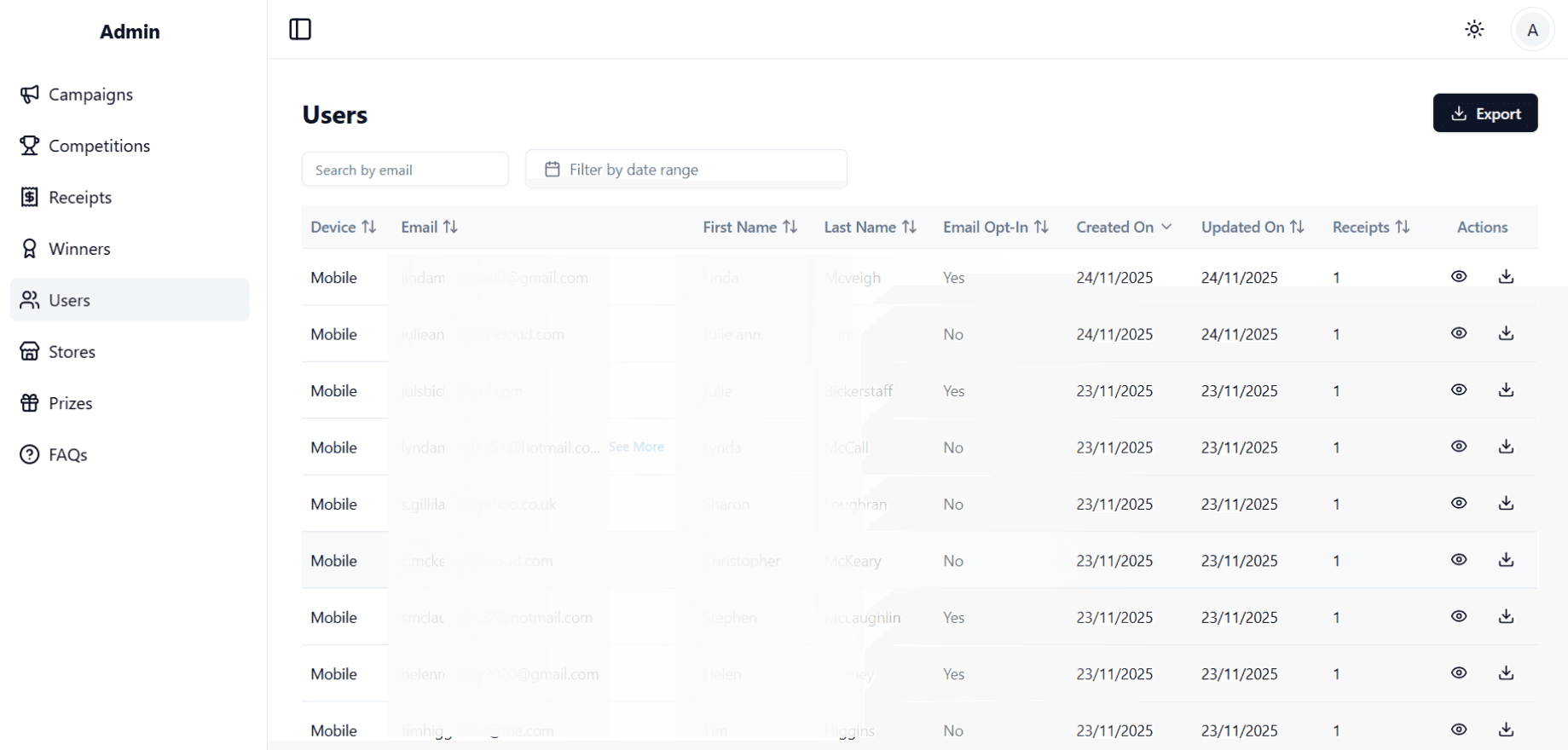 Reports and real-time analytics