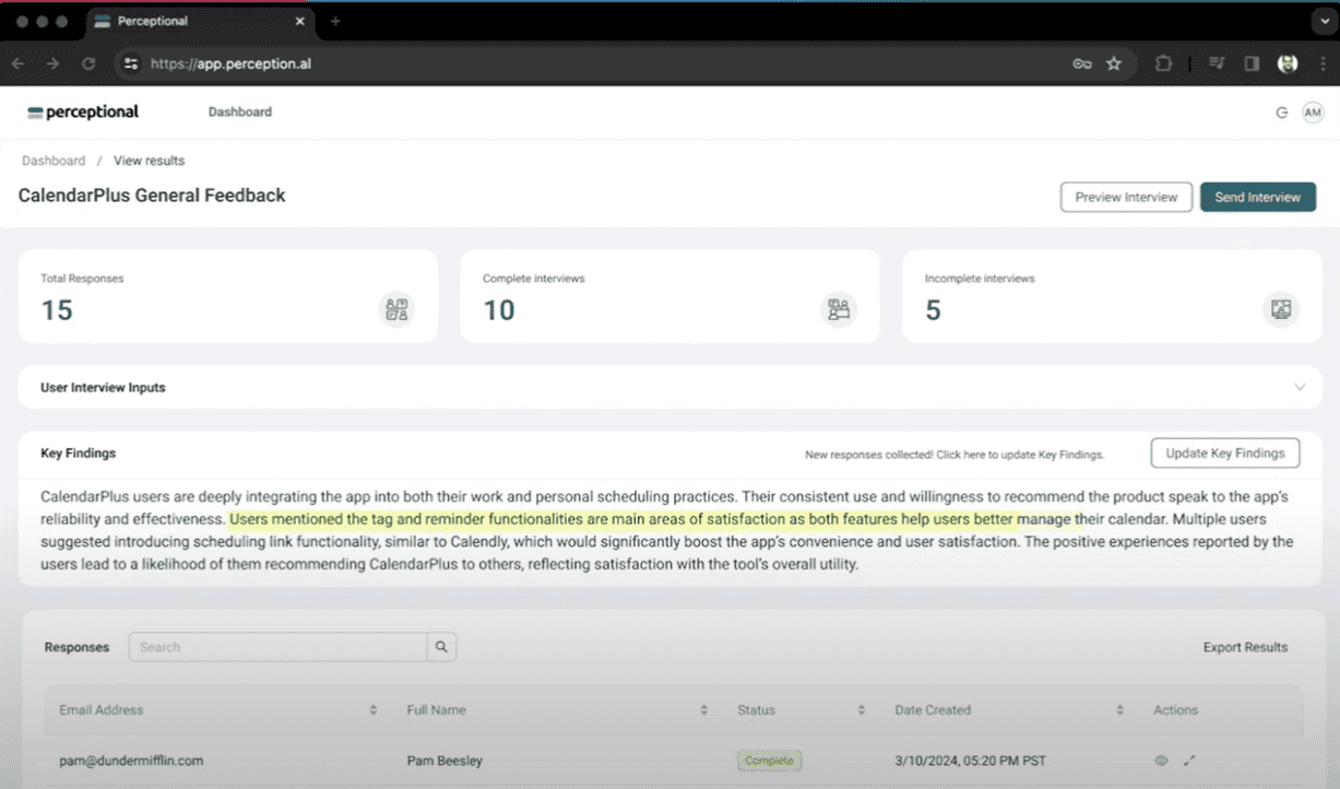 Automated insight summaries