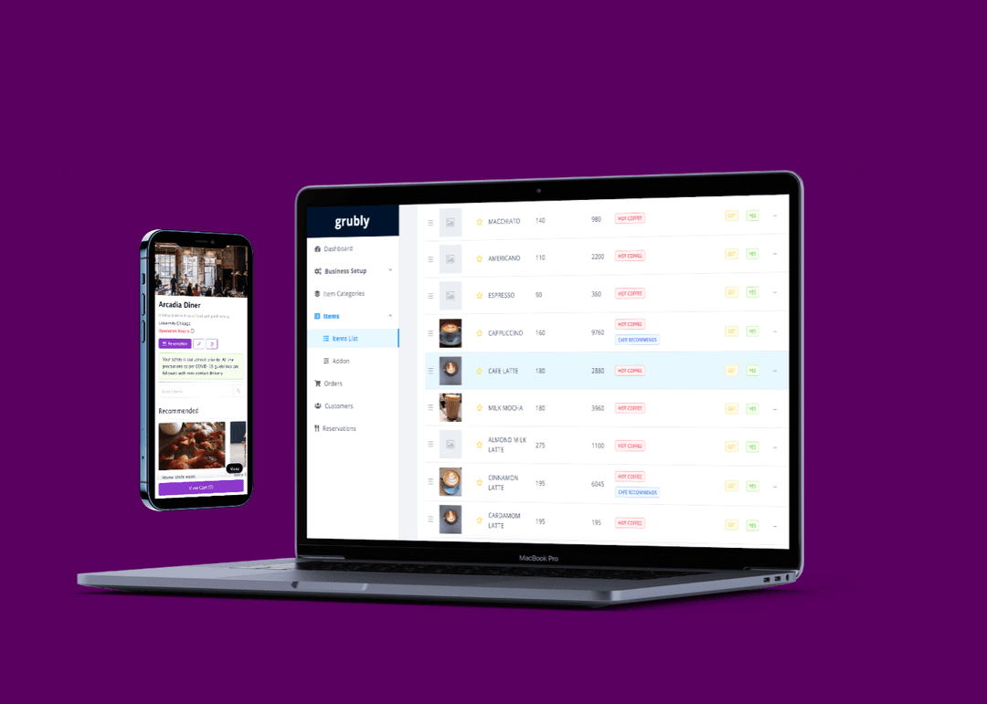 Grubly - Online Food Ordering Platform