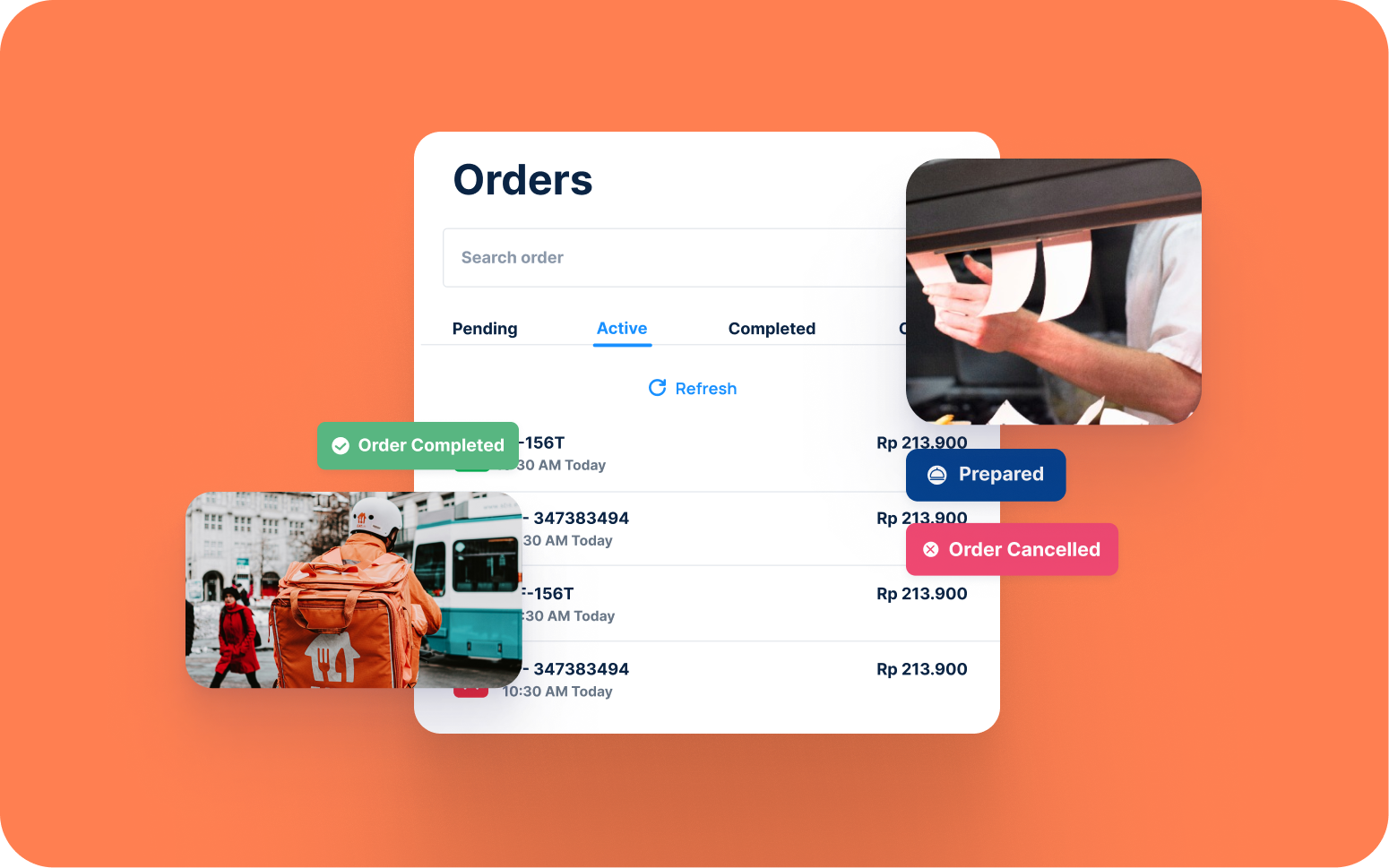 Centralised App For Food Order Management