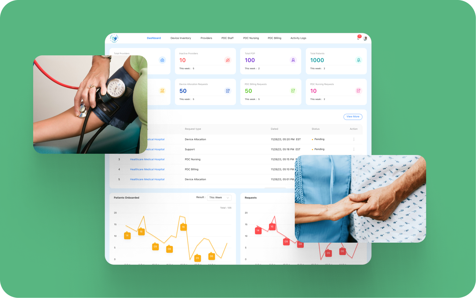Remote Patient Monitoring App Development for Senior Patients