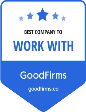 'Best Company To Work With' Award from GoodFirms Award from GoodFirms